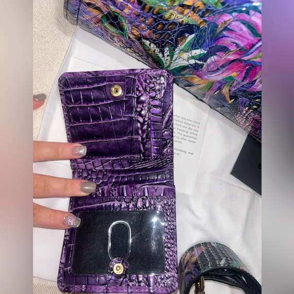 Colorful Women's Handbag with Purple Accents - Picture 6 of 12